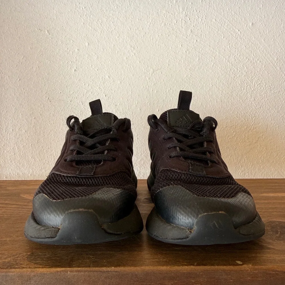 Lot of 2 adidas X_PLRPHASE UBounce DNA Kids Sneakers Triple Black Size 11K